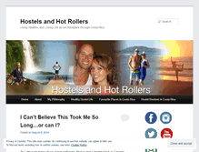 Tablet Screenshot of hostelsandhotrollers.com